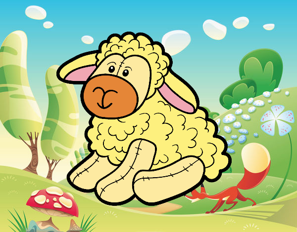 Dibujo Peluche oveja pintado por anahis573