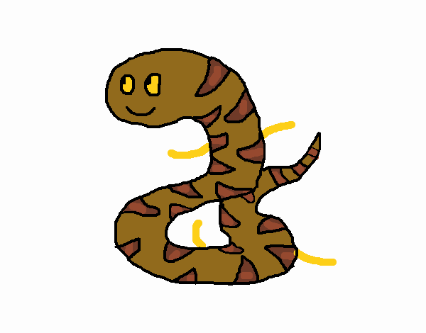 Serpiente feliz