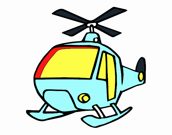 Dibujo Un Helicóptero pintado por fact