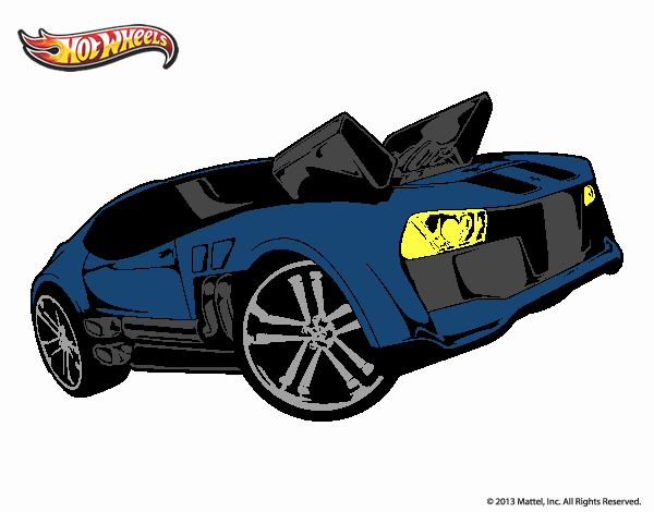 Dibujo Hot Wheels Twinduction pintado por Tuercas