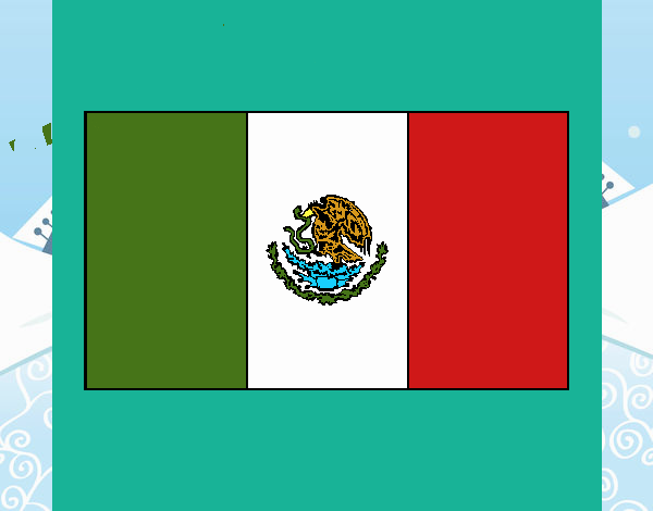 mandala de bandera de mexico