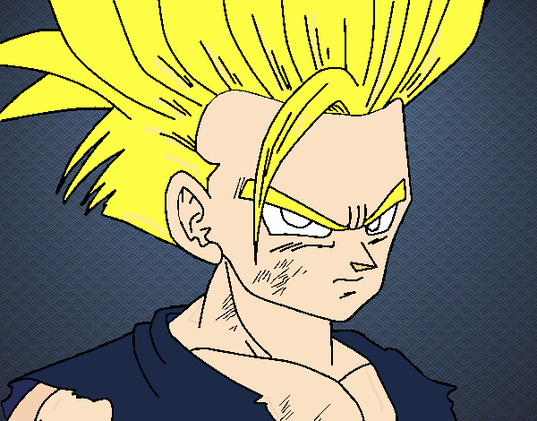 Dibujo Son Gohan pintado por Nikorazu