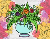 Dibujo Un jarrón con flores pintado por BPCreation