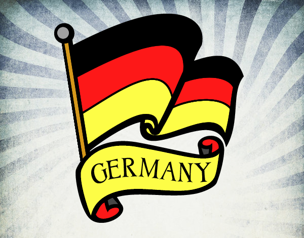 Dibujo Bandera de Alemania pintado por crisdrumer