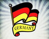 Dibujo Bandera de Alemania pintado por crisdrumer