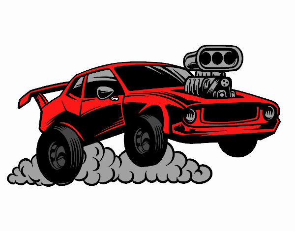 Dibujo Deportivo muscle car pintado por juanes123i