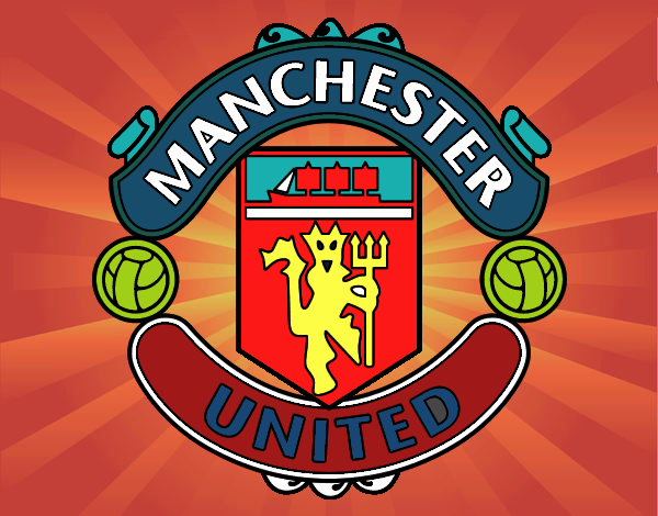 Dibujo Escudo del Manchester United pintado por BARSA567