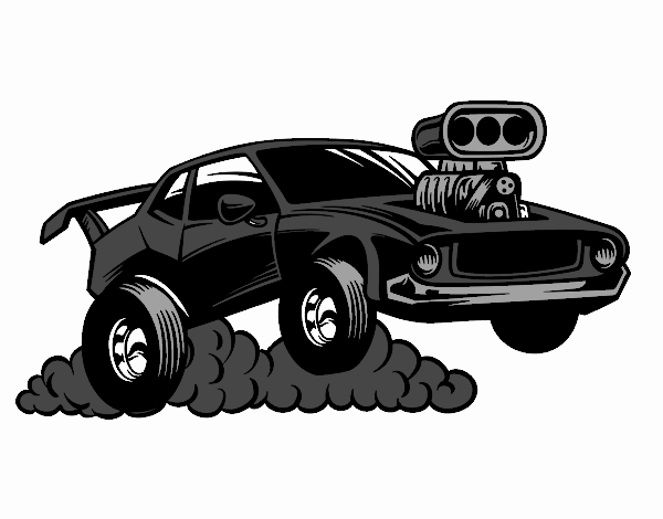 Dibujo Deportivo muscle car pintado por jesusdzc