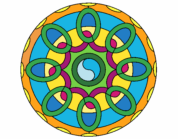 Dibujo Mandala 26 pintado por Atobomu