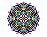 Dibujo Mandala para meditar pintado por belkmar