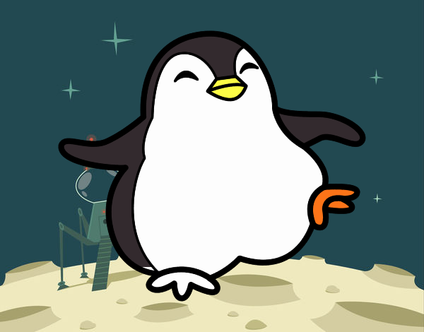Pingüino bailando