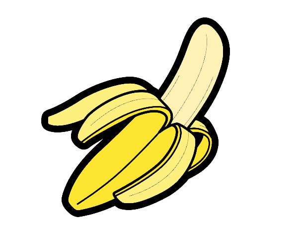 Dibujo Plátano pintado por albabm24