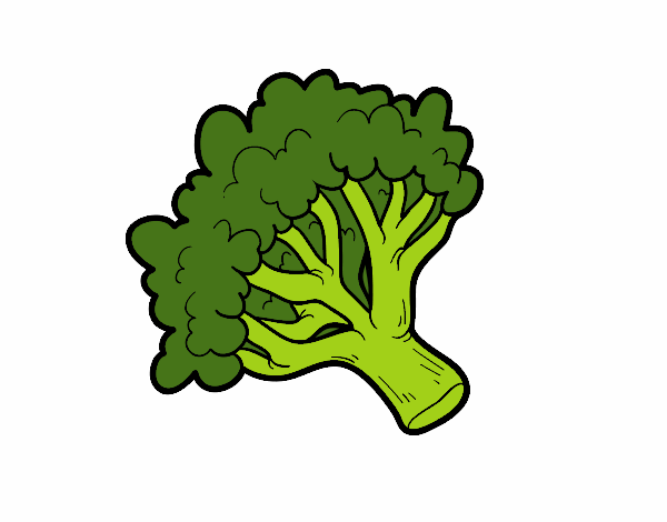 Dibujo Rama de brócoli pintado por albabm24
