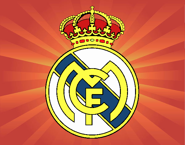 Dibujo Escudo del Real Madrid C.F. pintado por DEMATTEUZ
