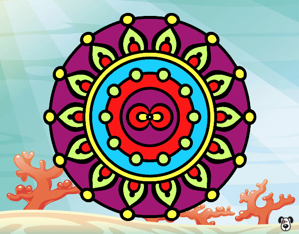 Dibujo Mandala meditación pintado por carlosvill
