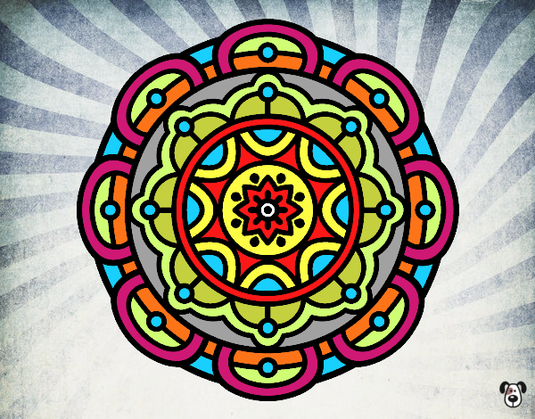 Dibujo Mandala para la relajación mental pintado por carlosvill