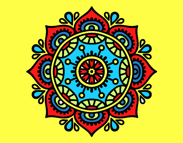Dibujo Mandala para relajarse pintado por oscarmario