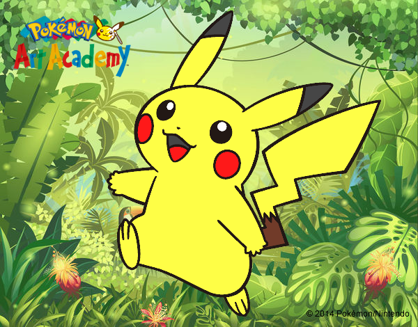 Pikachu en Pokémon Art Academy