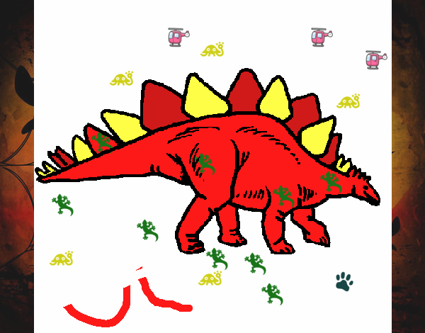 fuersas aereas vs estegosaurus