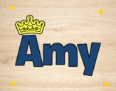 Dibujo Amy Nombre pintado por glorisvett