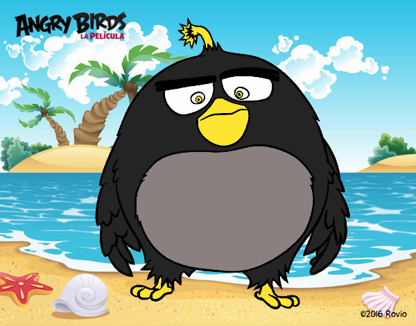 Dibujo Bomb de Angry Birds pintado por kevin2005