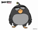 Dibujo Bomb de Angry Birds pintado por Tenoch911