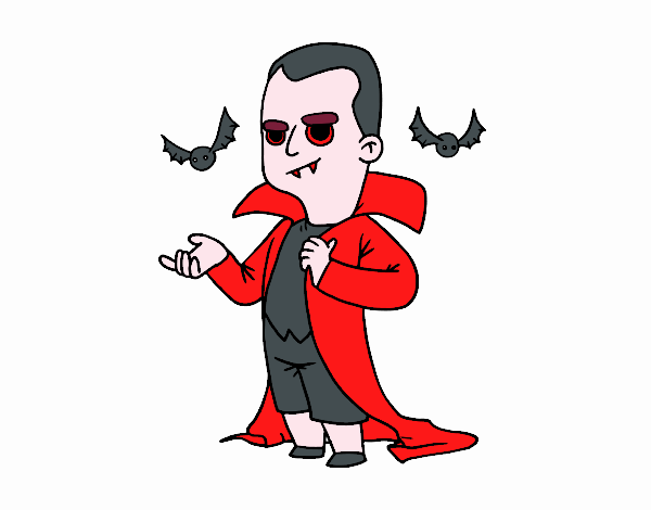 Disfraz de vampiro de Halloween