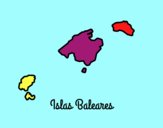 Dibujo Islas Baleares pintado por KARENSASU