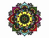 Dibujo Mandala para relajarse pintado por admy
