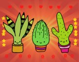 Dibujo Mini cactus pintado por AbrilLOLXD