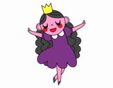 Dibujo Princesa felicidad pintado por kyubixd
