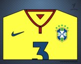Dibujo Camiseta del mundial de fútbol 2014 de Brasil pintado por spiner