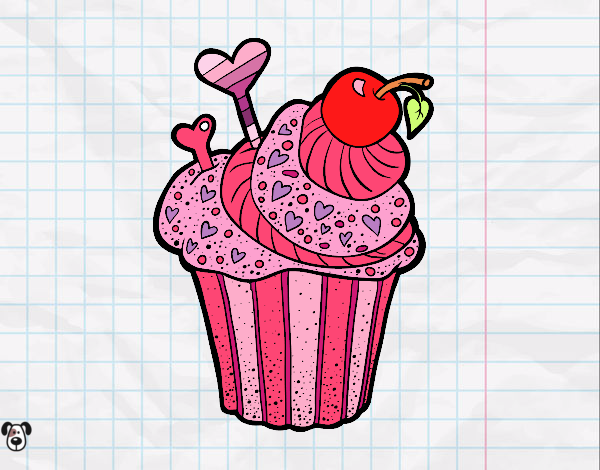 Dibujo Cupcake delicioso pintado por minie03