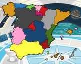Dibujo Las Comunidades Autónomas de España pintado por UNAIGARFER
