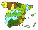 Dibujo Las provincias de España pintado por sebasGayme