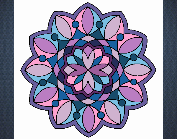 Dibujo Mandala 20 pintado por LizzyB