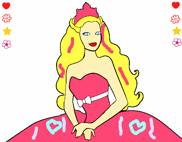 Dibujo Princesa cantante pintado por SC15