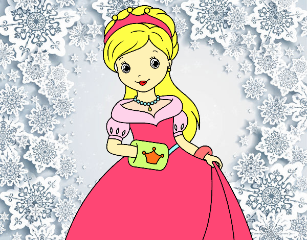 Dibujo Princesa de gala pintado por SC15