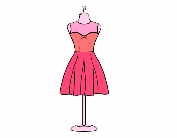 vestido rosado