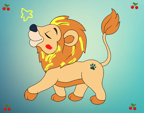 Dibujo Cachorro de león pintado por BonnieStar