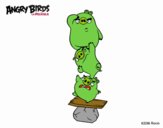 Dibujo Cerdos verdes de Angry Birds pintado por edduar1