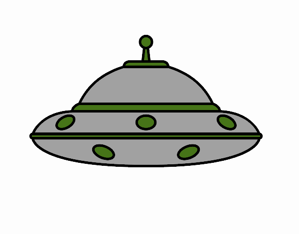 Dibujo OVNI extraterrestre pintado por edduar1