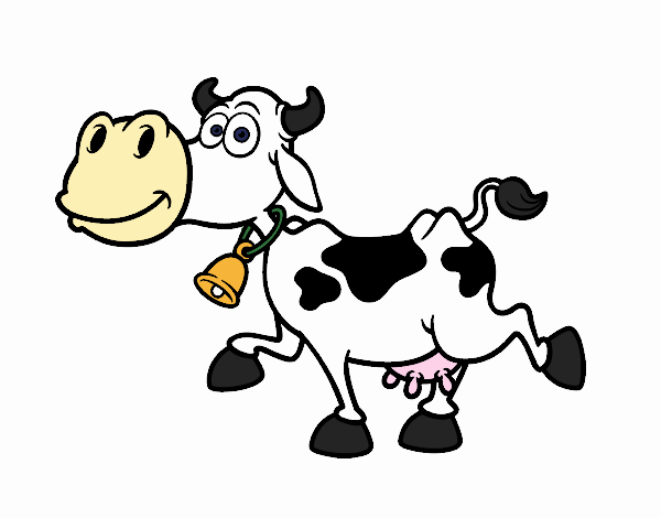 Dibujo Vaca lechera 1 pintado por Maia8a