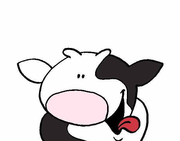 Dibujo Vaca sonriente pintado por Maia8a