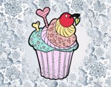 Dibujo Cupcake delicioso pintado por starmarco