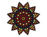 Dibujo Mandala estrella pintado por belkmar