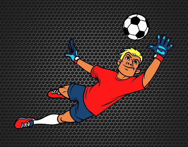 Dibujo Un portero de fútbol pintado por Socovos