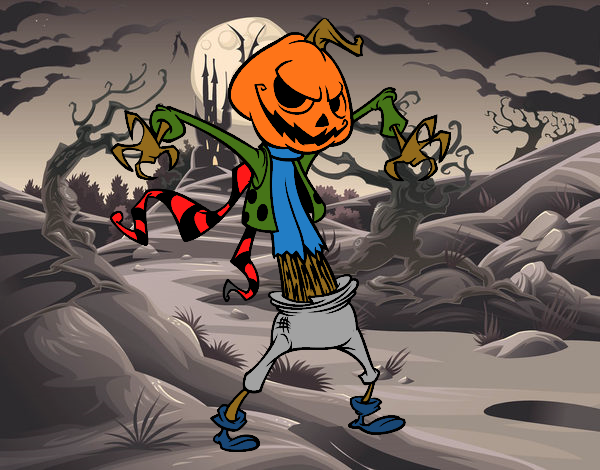 Calabaza de Halloween monstruosa