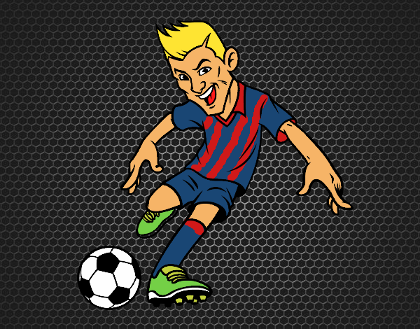 Dibujo Delantero de futbol pintado por Socovos