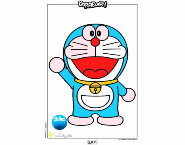 Dibujo Doraemon pintado por Berenicee